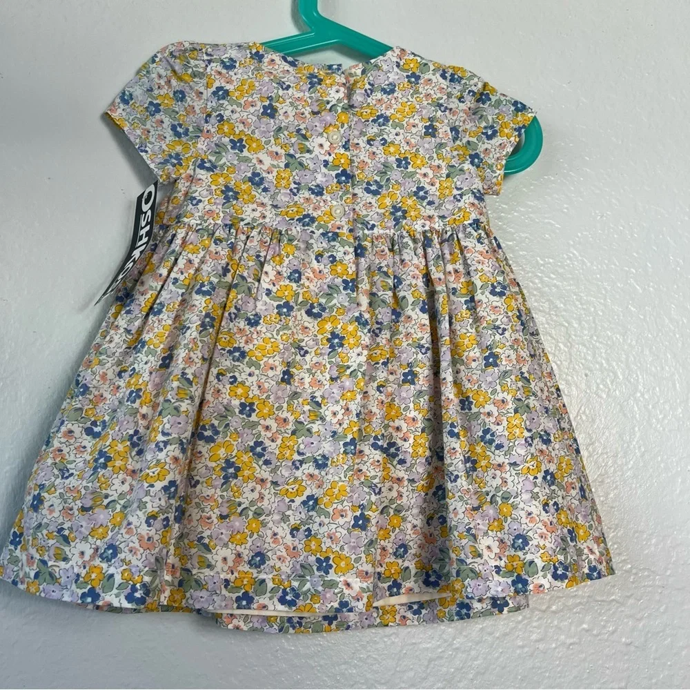 OshKosh‎ B’gosh 12M Floral Dress w/ Bloomers NWT